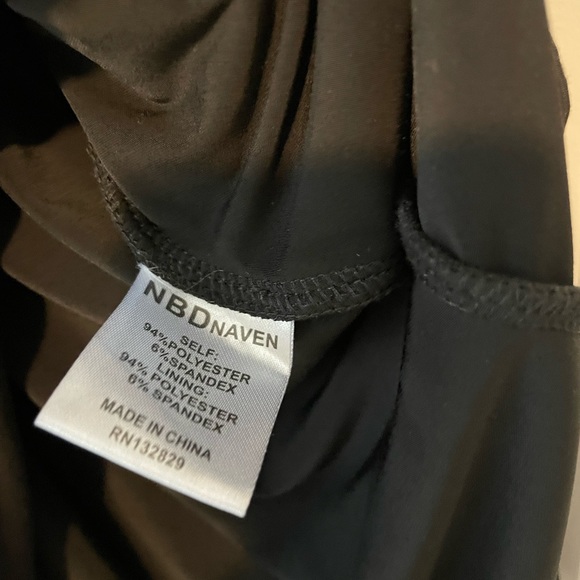 Revolve NBD x Naven Twins Sugar Sugar Dress Sz Small in Black - Picture 5 of 9